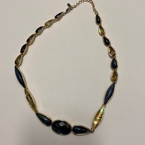 Blue green necklace